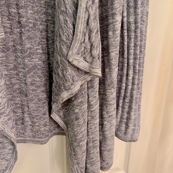 ALYX Cardigan Sweater Heathered. Grey/White. Sz Large. Tiered. - Picture 3 of 4